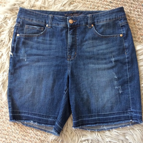 Melissa McCarthy Seven7 Pants - Melissa McCarthy Seven7 Distressed Jeans Shorts